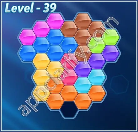 Block! Hexa Puzzle Hero Level 39 Solution