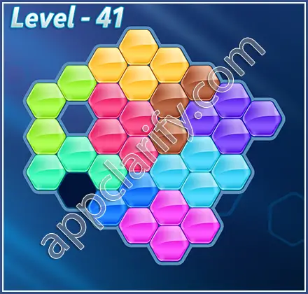 Block! Hexa Puzzle Hero Level 41 Solution