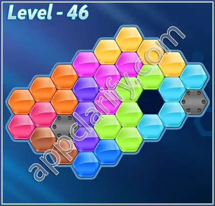 Block! Hexa Puzzle Hero Level 46 Solution