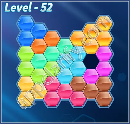 Block! Hexa Puzzle Hero Level 52 Solution