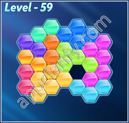 Block! Hexa Puzzle Hero Level 59 Solution