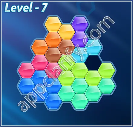 Block! Hexa Puzzle Hero Level 7 Solution