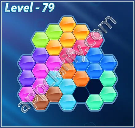 Block! Hexa Puzzle Hero Level 79 Solution