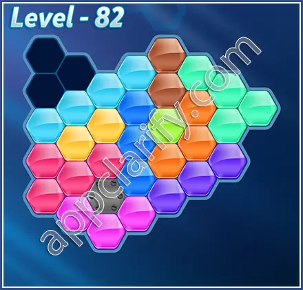 Block! Hexa Puzzle Hero Level 82 Solution