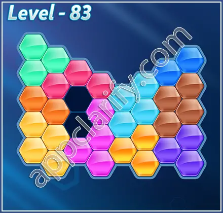 Block! Hexa Puzzle Hero Level 83 Solution