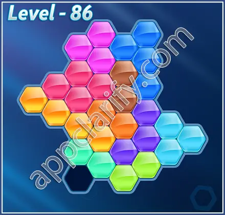 Block! Hexa Puzzle Hero Level 86 Solution