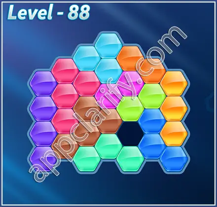 Block! Hexa Puzzle Hero Level 88 Solution