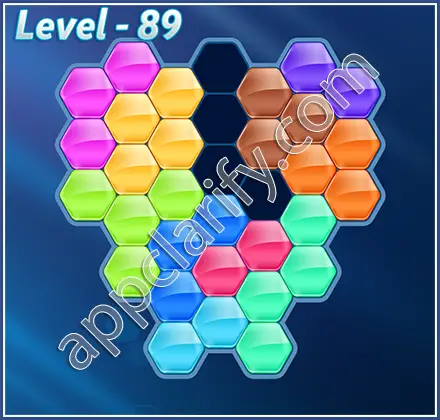 Block! Hexa Puzzle Hero Level 89 Solution