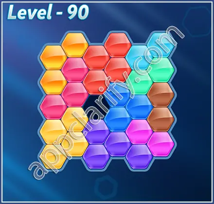 Block! Hexa Puzzle Hero Level 90 Solution