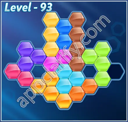 Block! Hexa Puzzle Hero Level 93 Solution