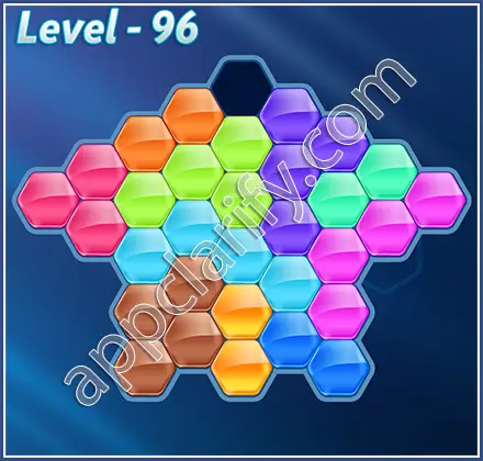 Block! Hexa Puzzle Hero Level 96 Solution