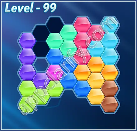 Block! Hexa Puzzle Hero Level 99 Solution