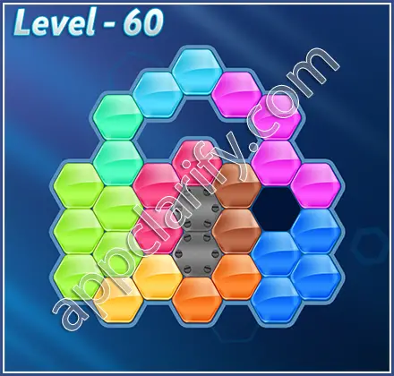 Block! Hexa Puzzle Hexa-art Level 60 Solution