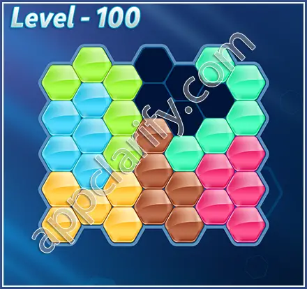 Block! Hexa Puzzle Mavin Level 100 Solution