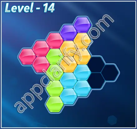 Block! Hexa Puzzle Mavin Level 14 Solution