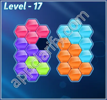 Block! Hexa Puzzle Mavin Level 17 Solution