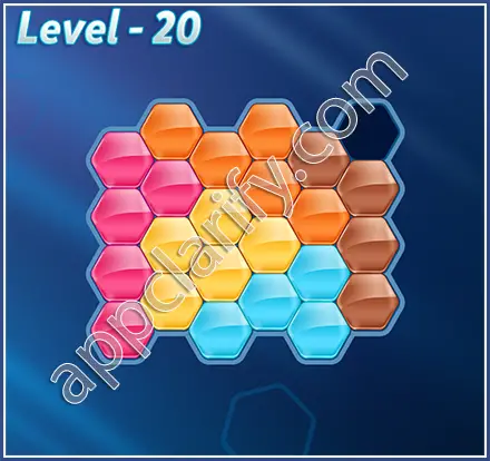 Block! Hexa Puzzle Mavin Level 20 Solution