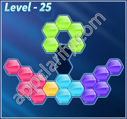 Block! Hexa Puzzle Mavin Level 25 Solution