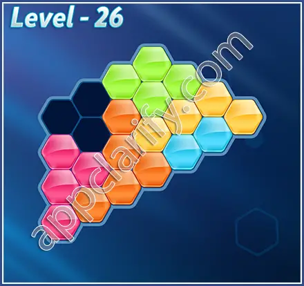 Block! Hexa Puzzle Mavin Level 26 Solution