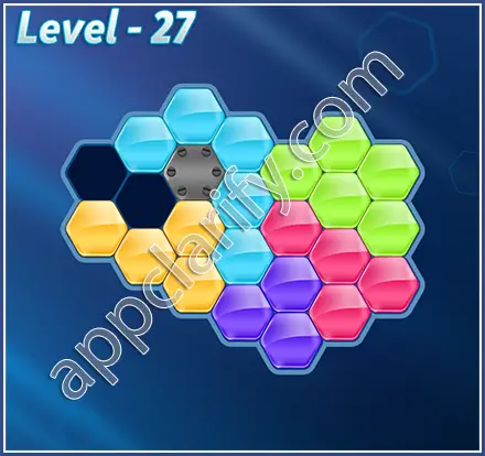 Block! Hexa Puzzle Mavin Level 27 Solution