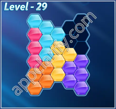 Block! Hexa Puzzle Mavin Level 29 Solution