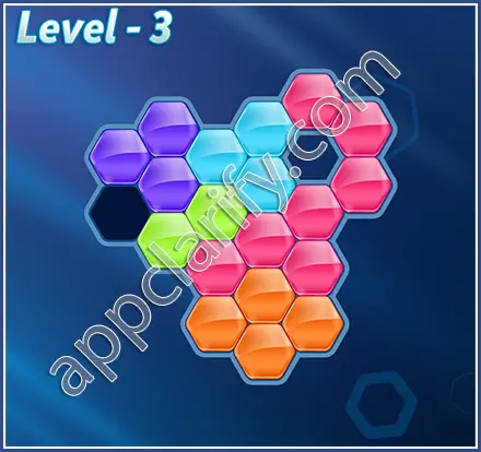 Block! Hexa Puzzle Mavin Level 3 Solution