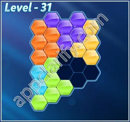 Block! Hexa Puzzle Mavin Level 31 Solution