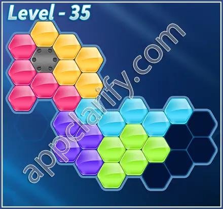 Block! Hexa Puzzle Mavin Level 35 Solution