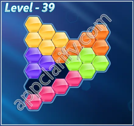 Block! Hexa Puzzle Mavin Level 39 Solution