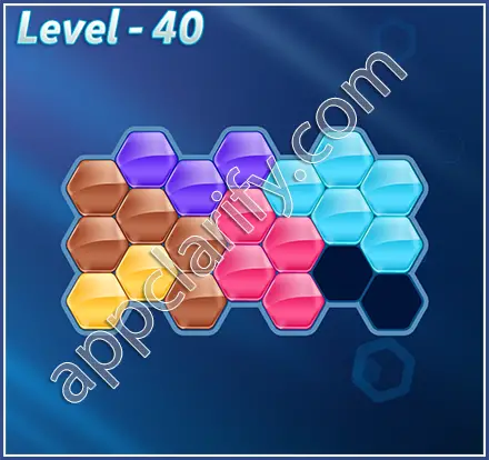 Block! Hexa Puzzle Mavin Level 40 Solution