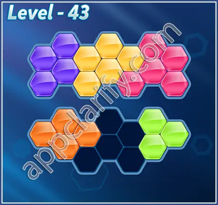 Block! Hexa Puzzle Mavin Level 43 Solution