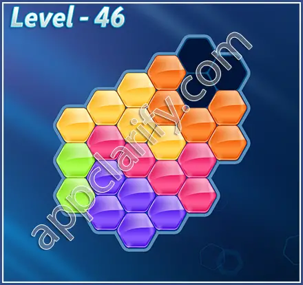 Block! Hexa Puzzle Mavin Level 46 Solution