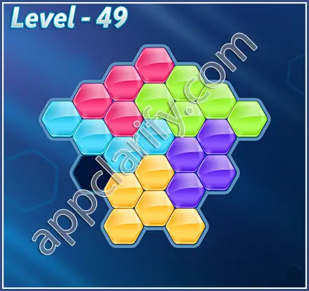Block! Hexa Puzzle Mavin Level 49 Solution