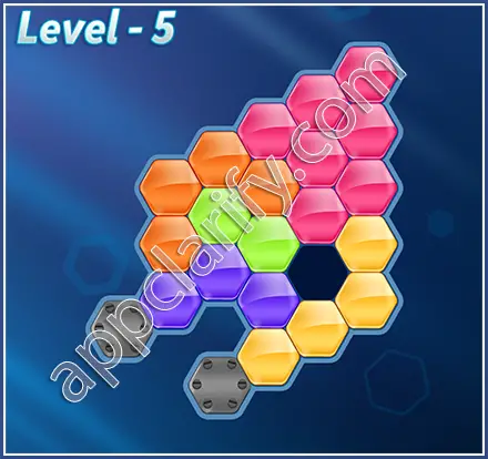 Block! Hexa Puzzle Mavin Level 5 Solution