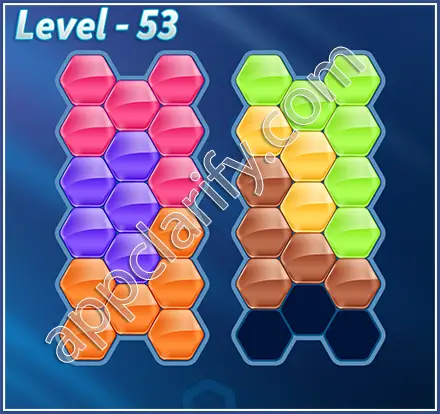 Block! Hexa Puzzle Mavin Level 53 Solution