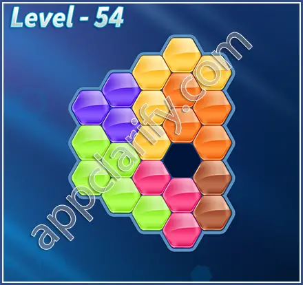 Block! Hexa Puzzle Mavin Level 54 Solution