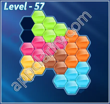 Block! Hexa Puzzle Mavin Level 57 Solution