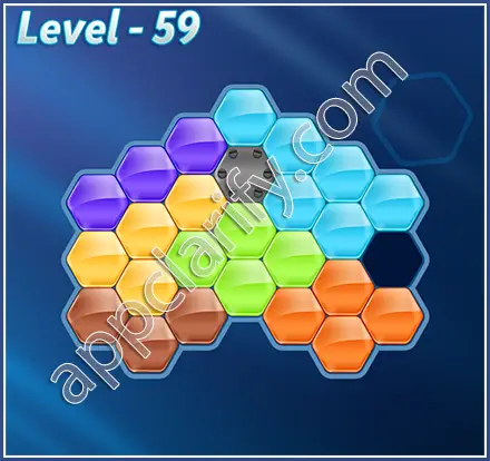 Block! Hexa Puzzle Mavin Level 59 Solution