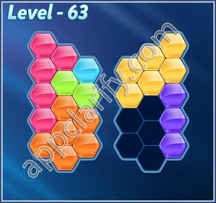 Block! Hexa Puzzle Mavin Level 63 Solution