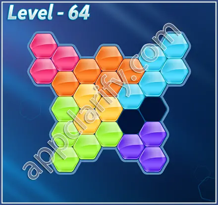 Block! Hexa Puzzle Mavin Level 64 Solution