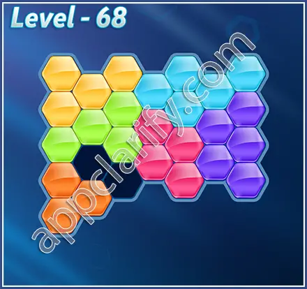 Block! Hexa Puzzle Mavin Level 68 Solution