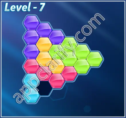 Block! Hexa Puzzle Mavin Level 7 Solution