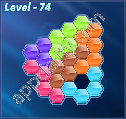 Block! Hexa Puzzle Mavin Level 74 Solution