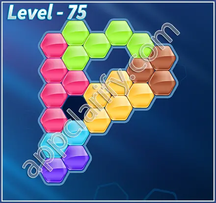 Block! Hexa Puzzle Mavin Level 75 Solution