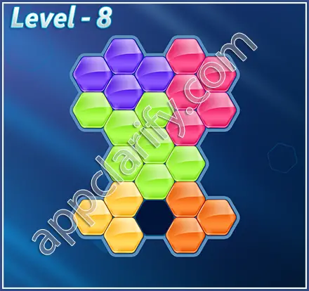 Block! Hexa Puzzle Mavin Level 8 Solution