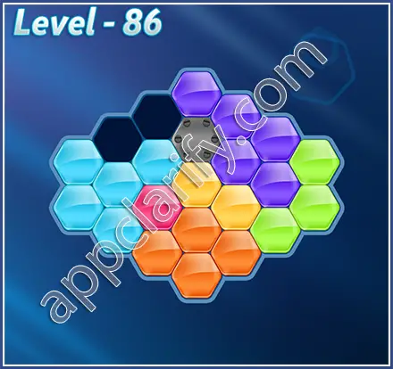 Block! Hexa Puzzle Mavin Level 86 Solution