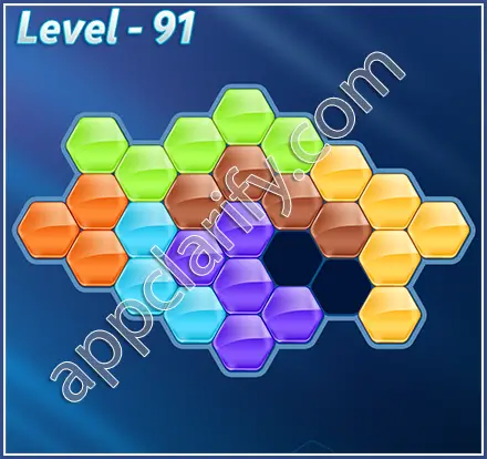 Block! Hexa Puzzle Mavin Level 91 Solution