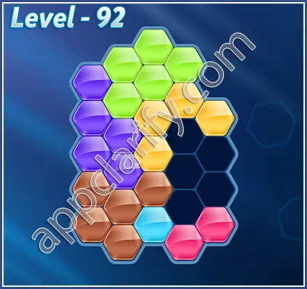 Block! Hexa Puzzle Mavin Level 92 Solution