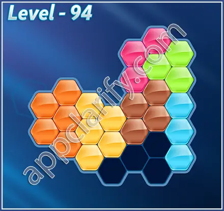 Block! Hexa Puzzle Mavin Level 94 Solution