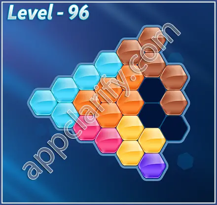 Block! Hexa Puzzle Mavin Level 96 Solution